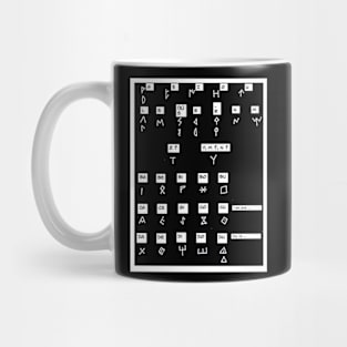 Celtic Iberian Alphabet Mug